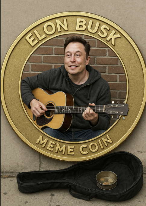 Elon Busk Meme Coin Logo